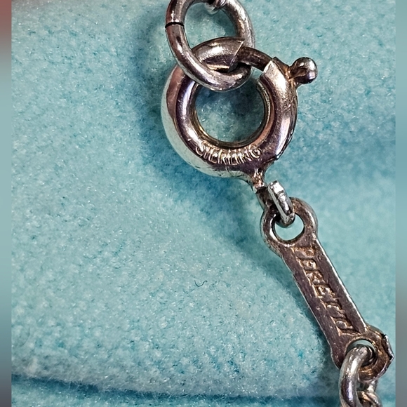 🫘Tiffany & Co. Bean Elsa Peretti 925 Sterling Silver Vintage Necklace 🌱 - Picture 6 of 14